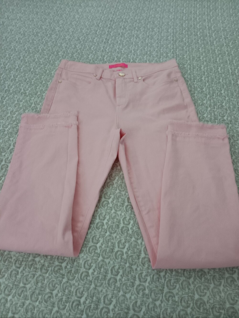 Lily Pulitzer Light Pink Straight Leg Jeans
